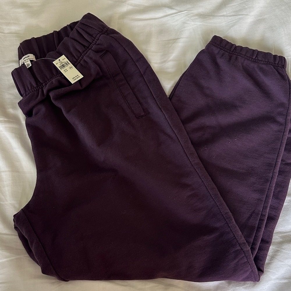 Aerie Purple Jogger Sweats medium